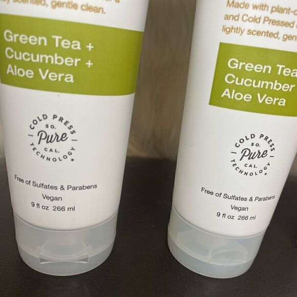 Lot of 4 Raw Sugar Simply Hand Soap Wash Sensitive Skin Green Tea Cucumber Aloe - Picture 2 of 3